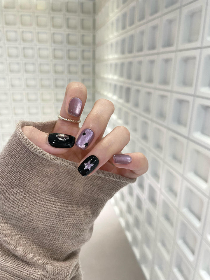 Stylish Star Design Artificial Nails Kalsten