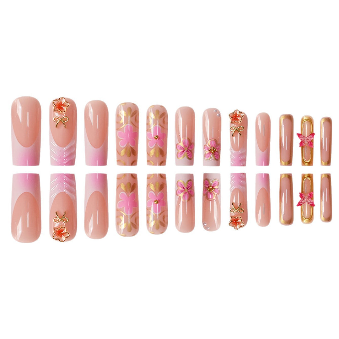 Decorative Floral Nail Art Design Kalsten