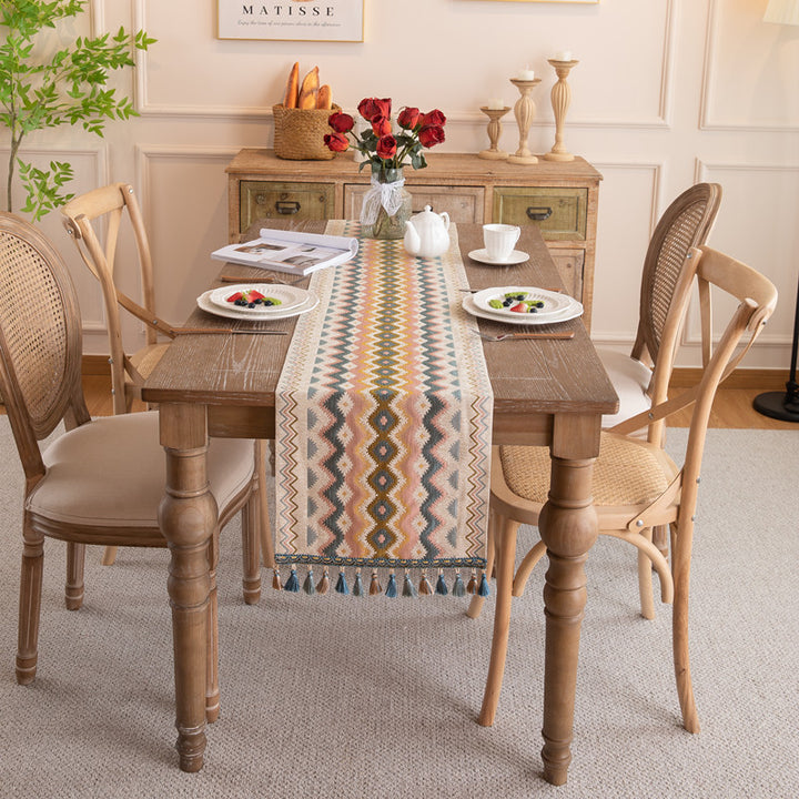 Decorative Geometric Table Runner