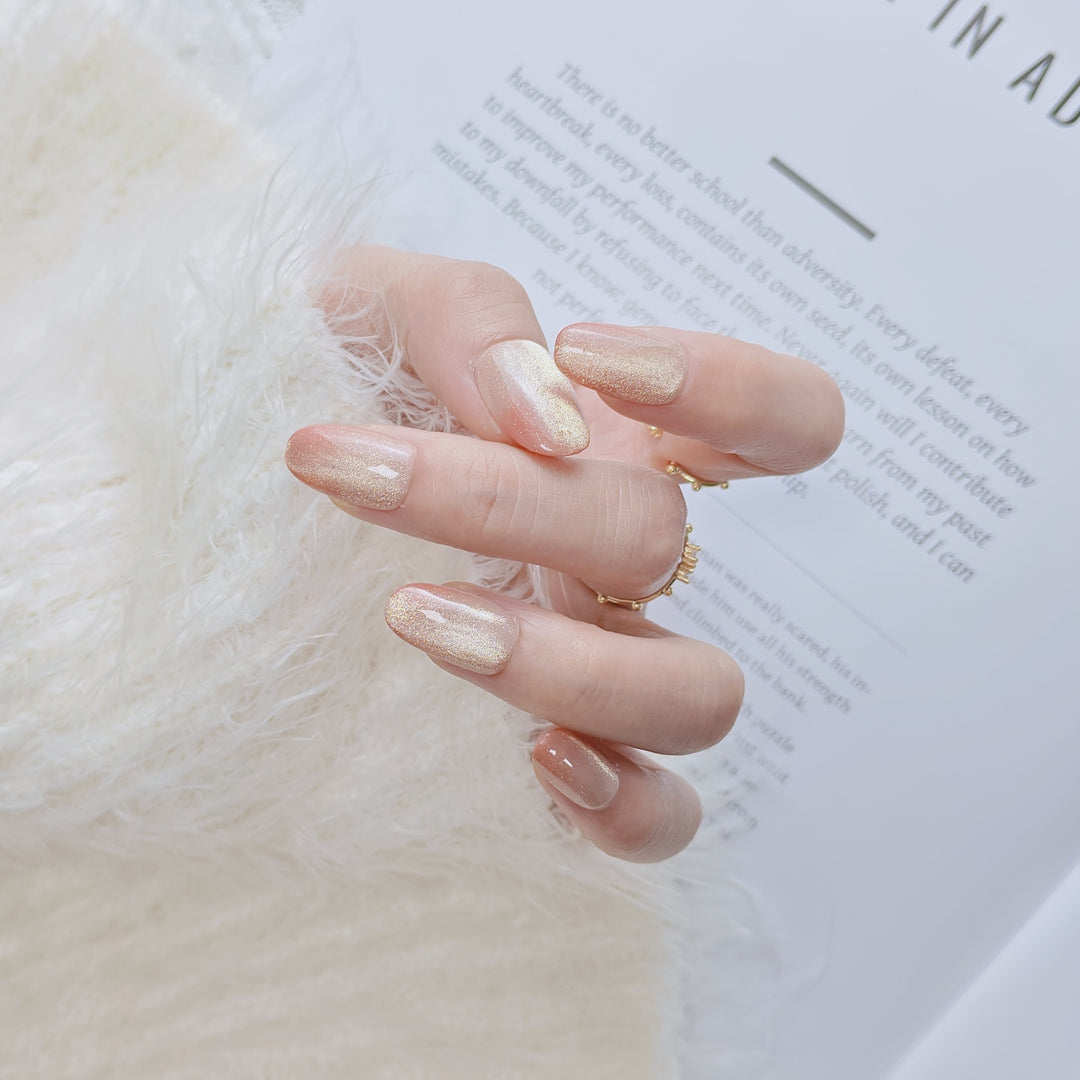 Elegant French Tip Press-On Nails Kalsten