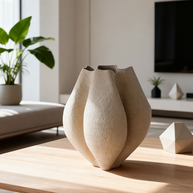 Textured Decorative Flower Vase