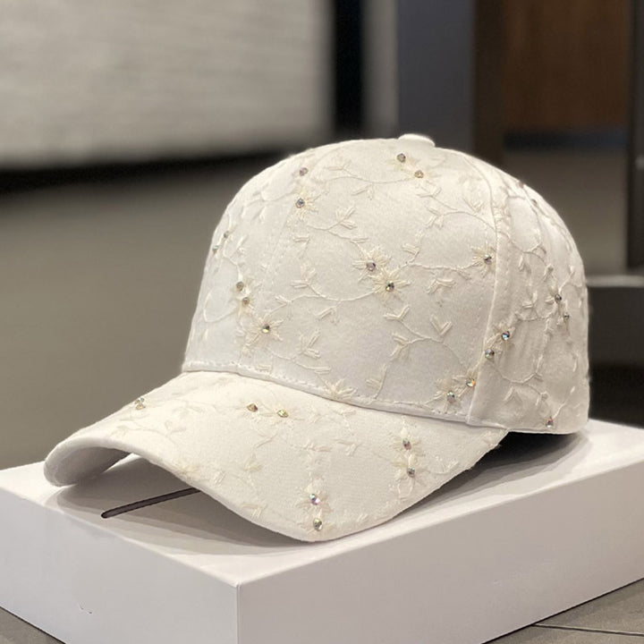 Women's Embroidered Rhinestone-Detail Baseball Cap Kalsten
