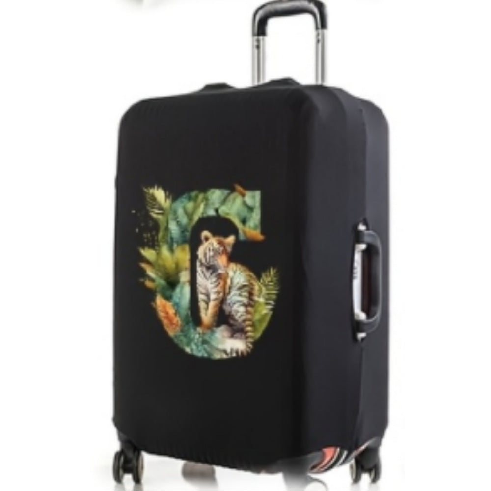 Unisex hard shell suitcase with unique tiger design Kalsten