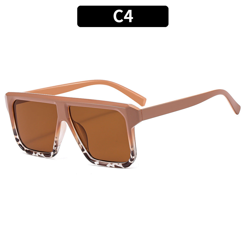 Fashionable Oversized Square Frame Sunglasses  1787664419