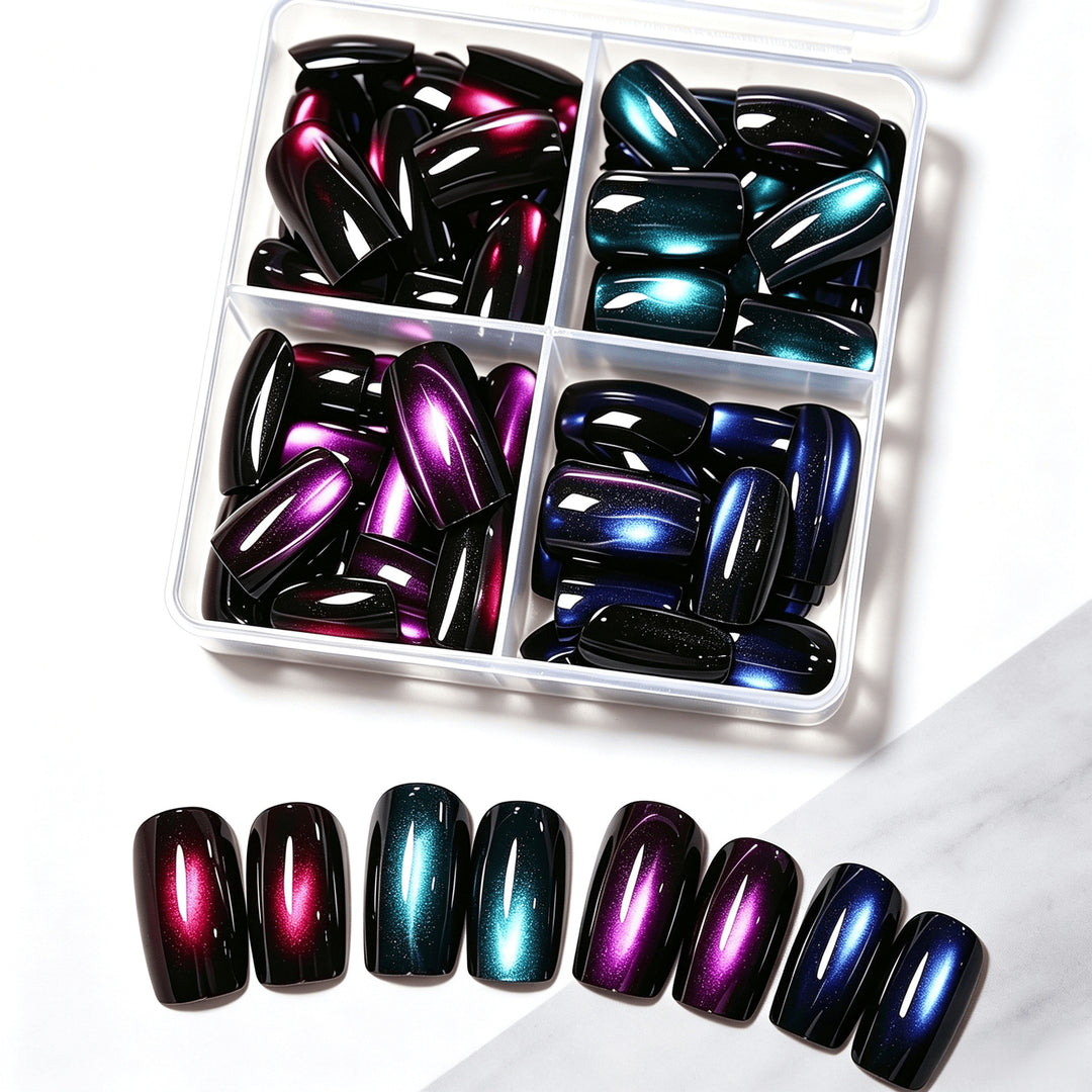 Gradient Glitter Press-On Nail Set Kalsten