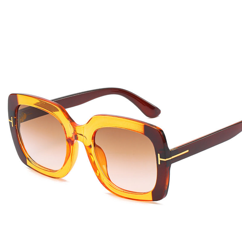 Oversized Fashion Sunglasses with Gradient Lenses Kalsten