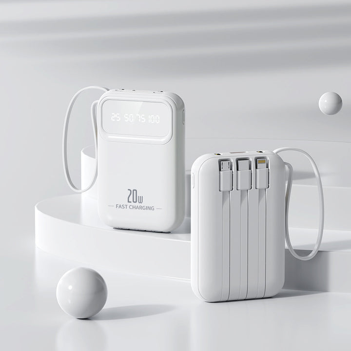 Compact power bank with integrated fast charging ports Kalsten