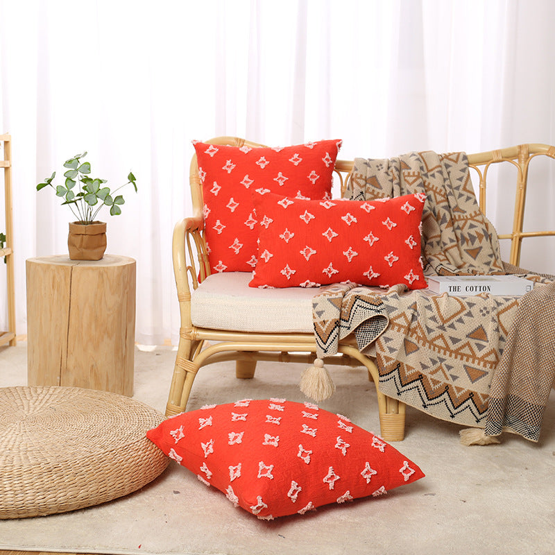 Artistically Embroidered Cushion