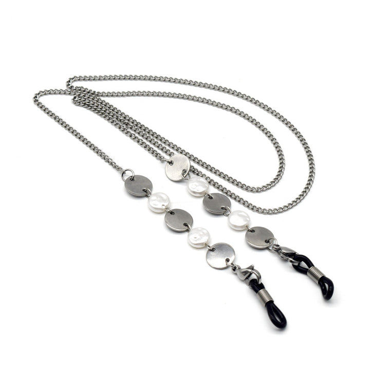 Elegant Metallic Chain Eyewear Holder Kalsten
