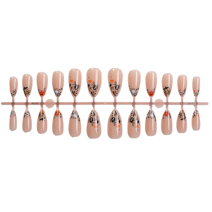Artistic Themed Press-On Nail Design kalsten