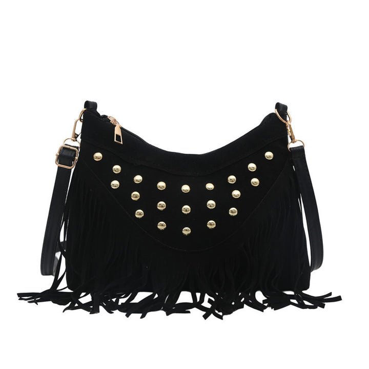 Bohemian Fringe Detail Crossbody Bag Kalsten