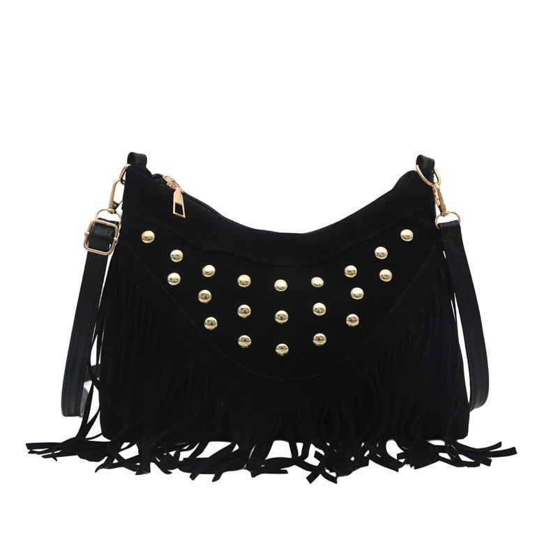 Decorative Fringe Crossbody Bag Kalsten