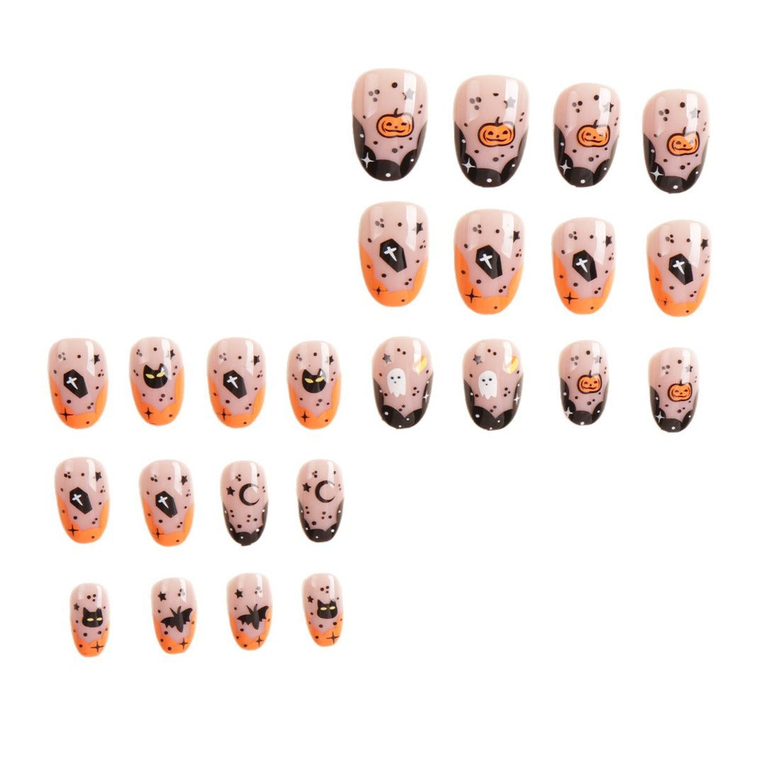 Halloween-Themed Press-On Nail Art Set Kalsten