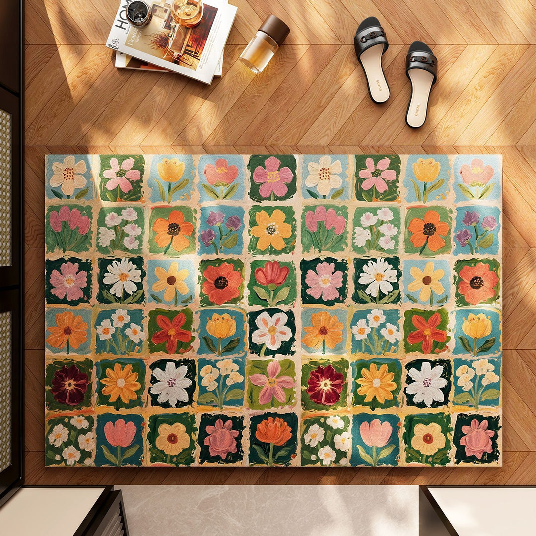 Playful Character-Themed Area Mat