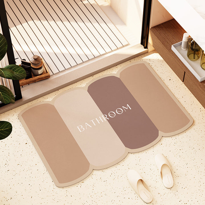 Luxurious Cushioned Bathroom Mat