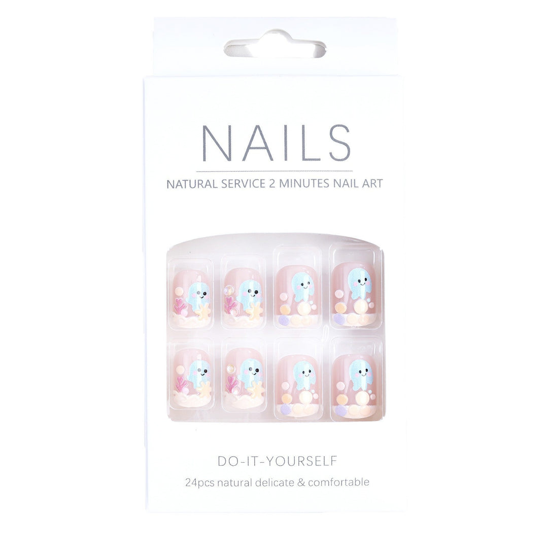 Creative nail art with marine motifs Kalsten