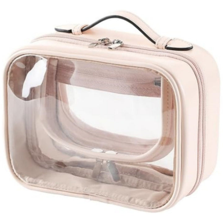 Cosmetic storage bag with transparent compartments Kalsten