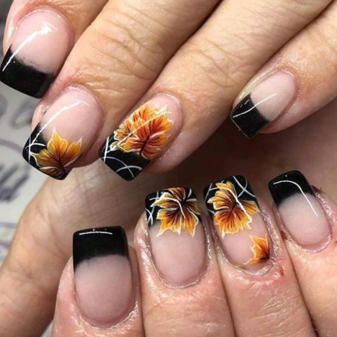 Autumn-Inspired Nail Art Enhancements Kalsten
