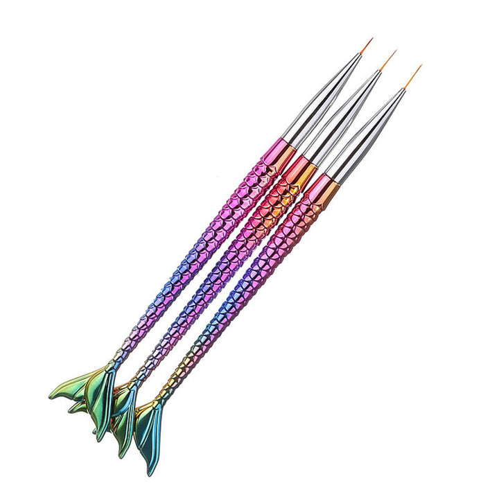 Mermaid Tail Nail Art Brushes Kalsten