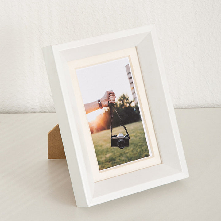 Rustic Wooden Photo Display Frame for Home