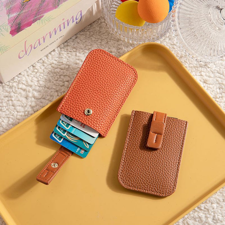 Minimalist RFID-Blocking Leather Card Holder Kalsten