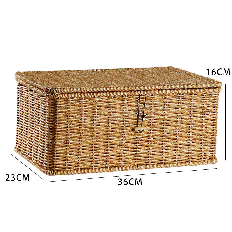 Handcrafted Wicker Storage Basket Kalsten