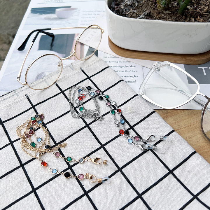 Decorative Gemstone Eyewear Chain Kalsten