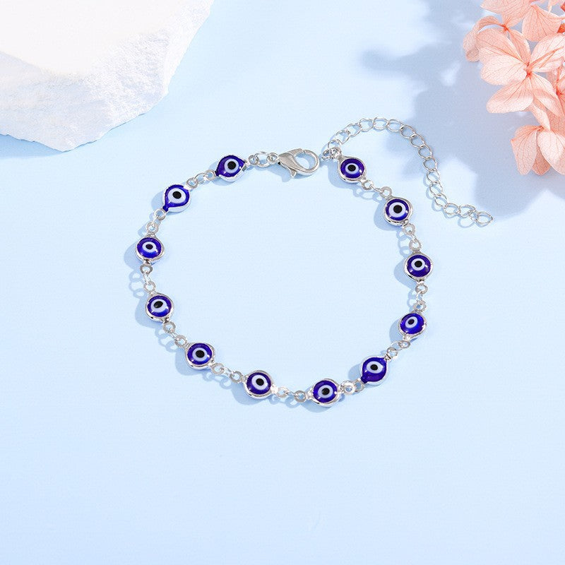 Decorative Evil Eye Charm Bracelet Kalsten