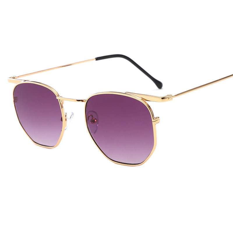 Women's fashionable rectangular glasses with elegant metal frame Kalsten