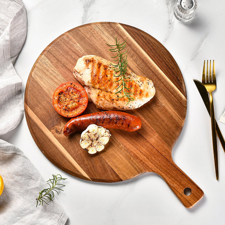 Round wooden serving platter Kalsten