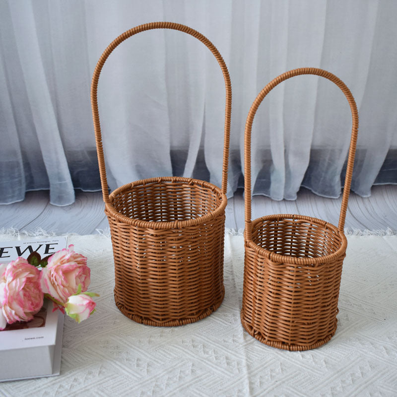 Handcrafted Natural Woven Storage Baskets Kalsten