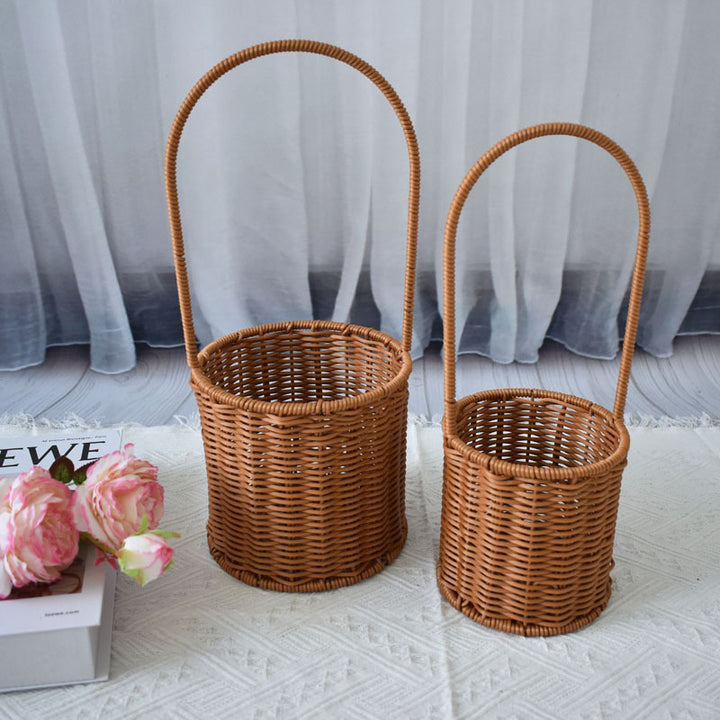 Handcrafted Natural Woven Storage Baskets Kalsten
