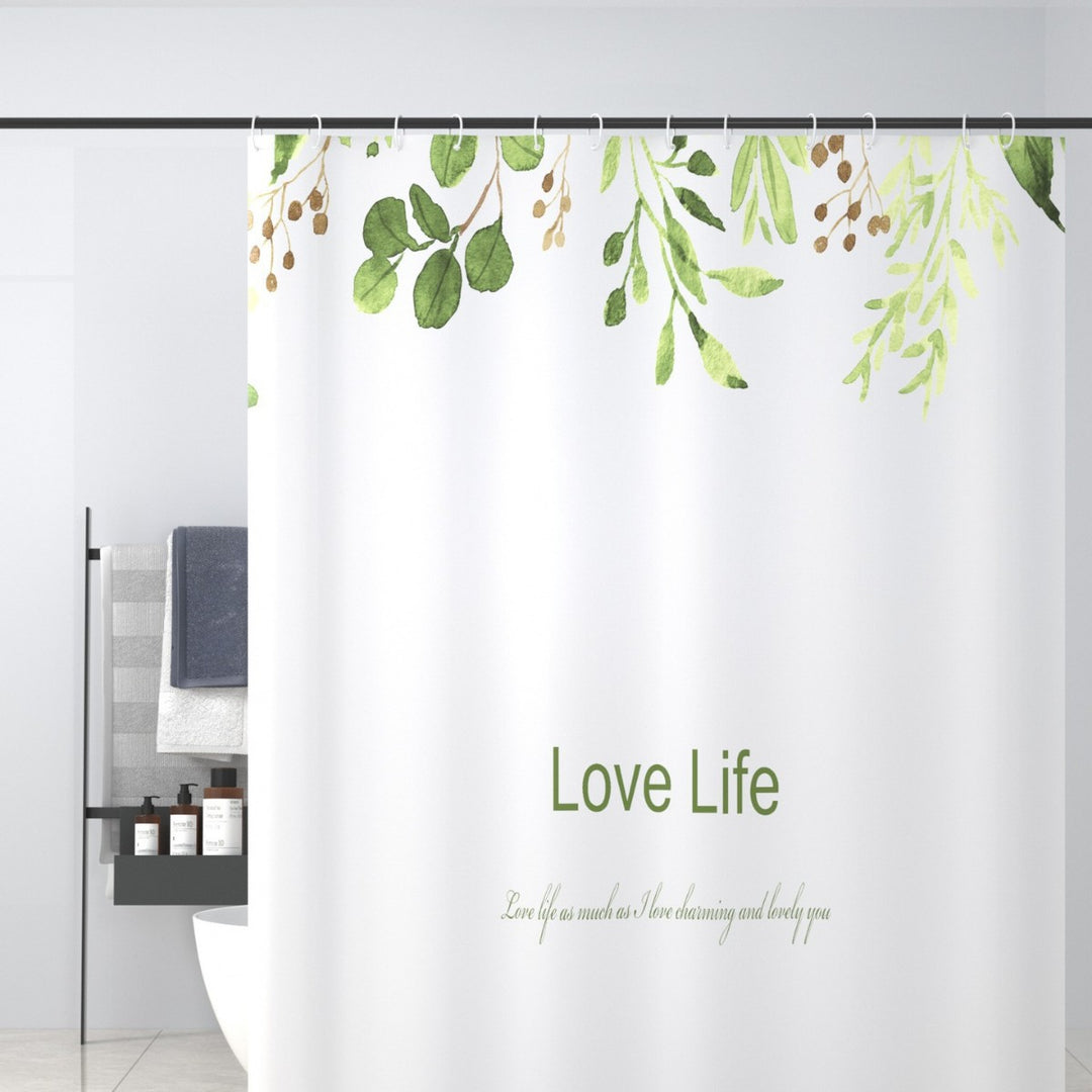 Tropical Cactus-Themed Shower Curtain Kalsten