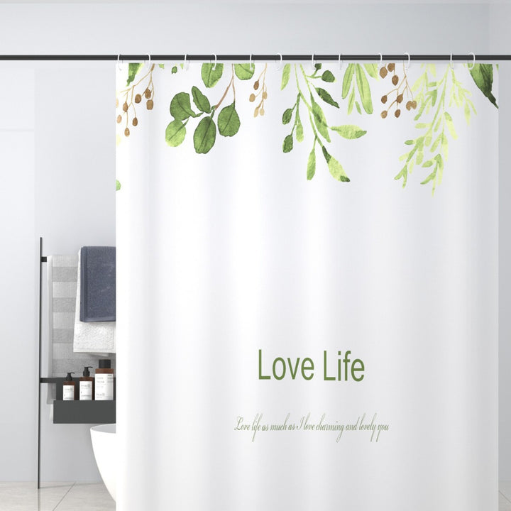 Tropical Cactus-Themed Shower Curtain Kalsten