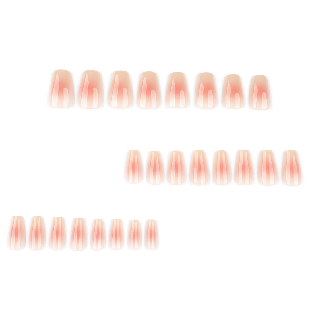 Elegant Gel Nails with Naturally Glossy Finish Kalsten