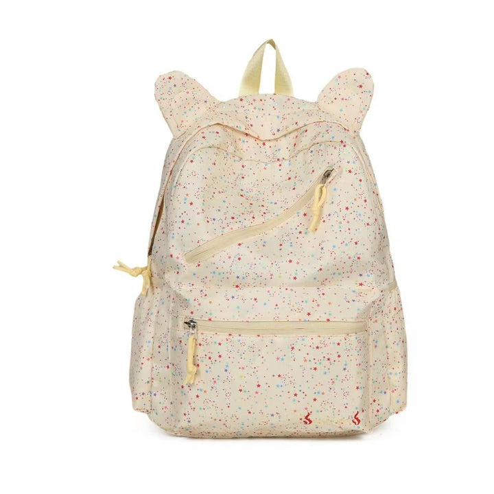 Backpack with Stylish Animal Ear Design and Multifunctional Compartments Kalsten