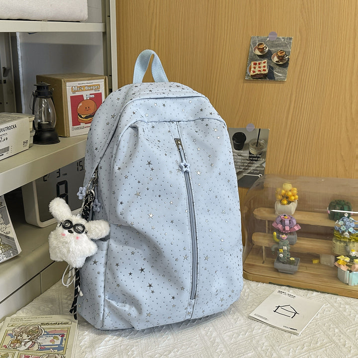 Star-Patterned Everyday Backpack
