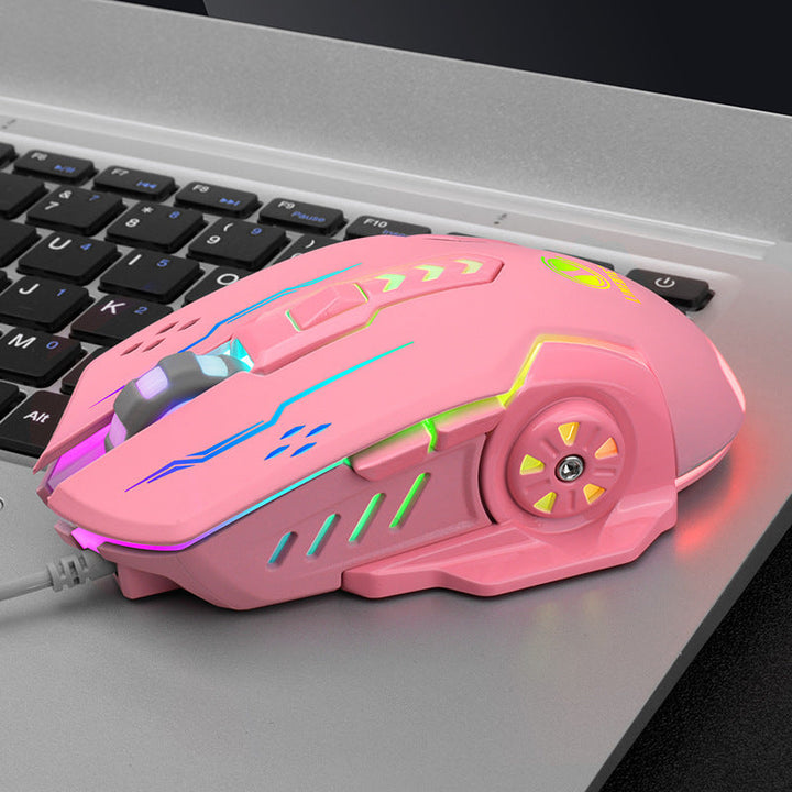High-Precision RGB Gaming Mouse with Adjustable DPI Kalsten