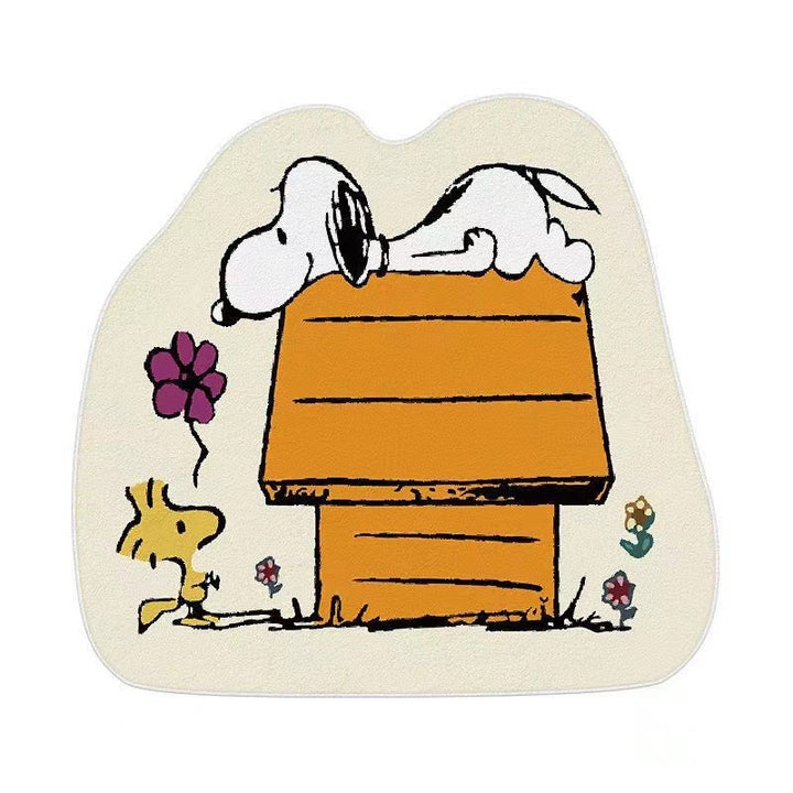 Cartoon-Themed Plush Area Rug