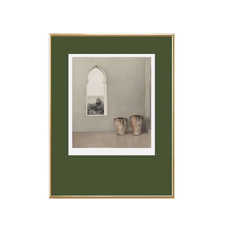 Framed Coastal Landscape Artwork