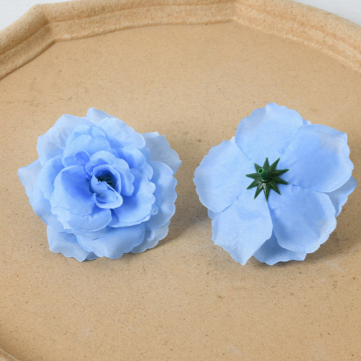 Elegant Fabric Flower Hair Clips
