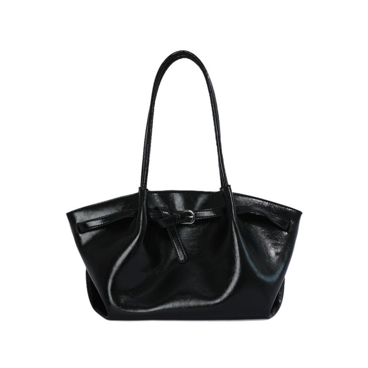 Sleek Minimalist Leather Tote Bag