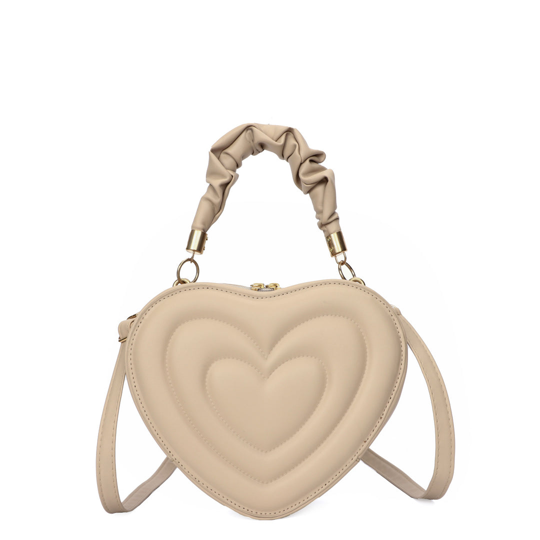 Heart-Shaped Handheld Crossbody Bag