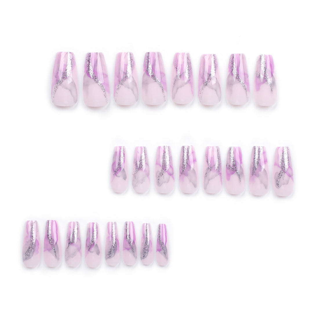 Artful Nail Art with Glitter Details Kalsten