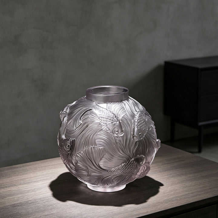 Frosted Decorative Fish Vase
