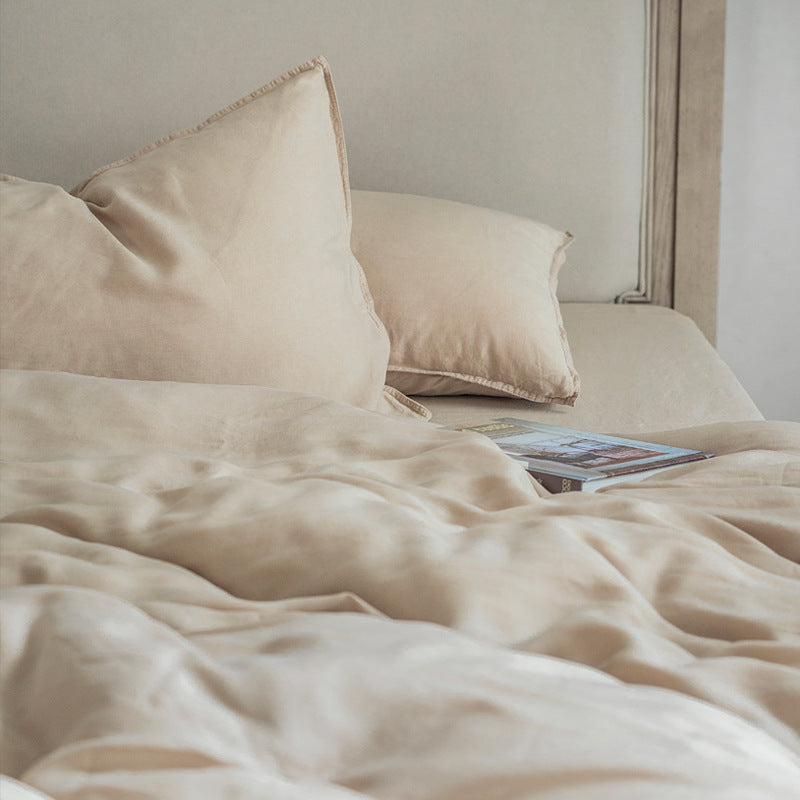 Linen bedding set