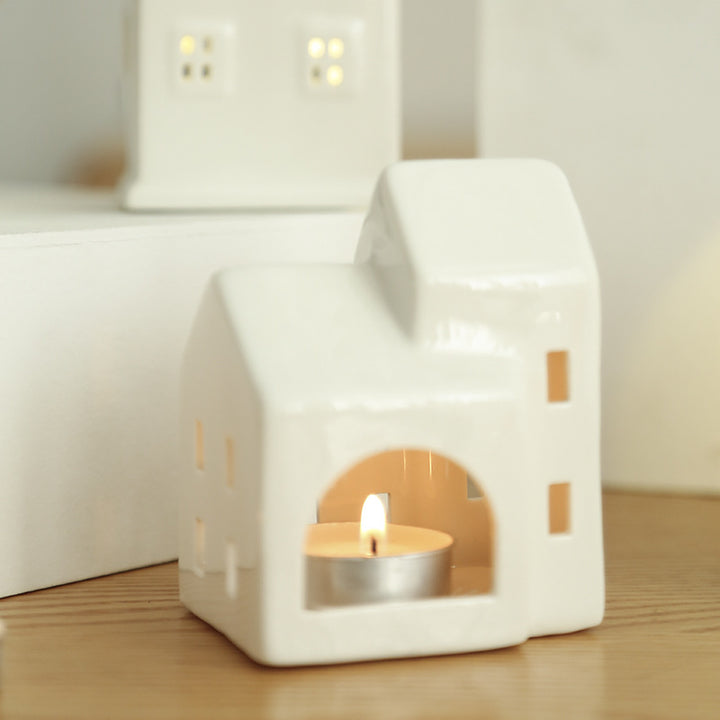 Ceramic House Tea Light Holder Kalsten