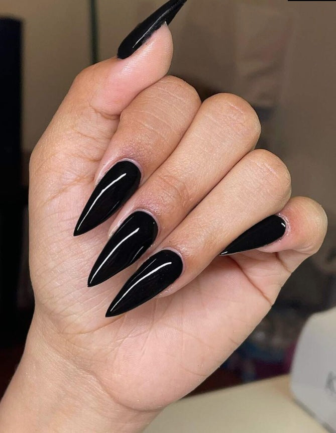 Glossy Stiletto Press-On Nail Extensions Kalsten
