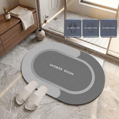 Cute Bunny-Themed Bath Mat