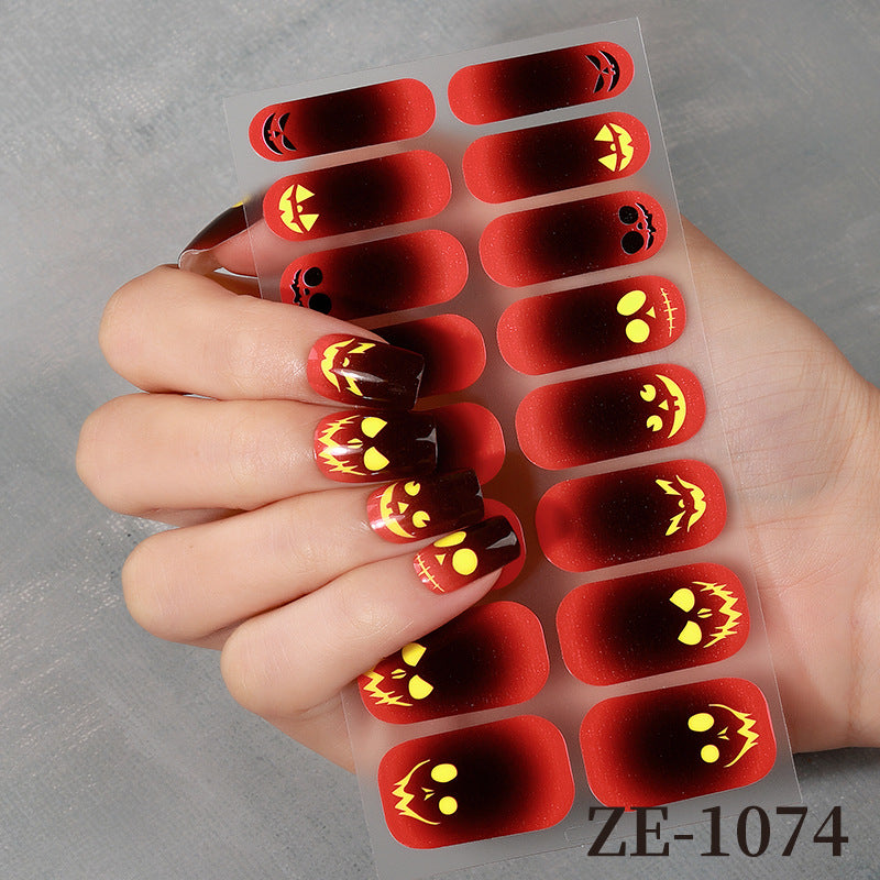 Halloween-Themed Nail Wraps
